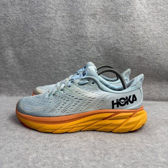 Hoka One One Shoes - Hoka One One Womens Shoes Size 6.5 Clifton 8 Blue Running Sneakers 1119394 SSIF